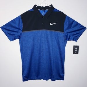 Nike TW Tiger Woods Dry Blocked Mens Golf Shirt